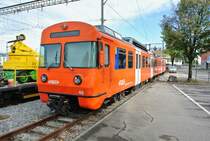 Be 4/8 Nr. 48 abgestellt in Solothurn, 13.10.2013.