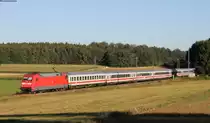 101 107-1 mit dem IC 360 (M�nchen Hbf-Strasbourg) bei Gurgelhau 5.9.13