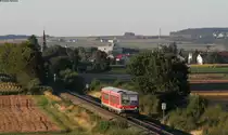 628 549-8 als RB 22599 (Langenau(W�rtt)-Biberach(Ri�)) bei Langenau 5.9.13