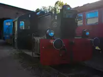 19.10.13 / die K� 4184 (100 284-9 / 80 Jahre (1933-2013)) bei der Fahrzeugausstellung im Bahnmuseum Leipzig