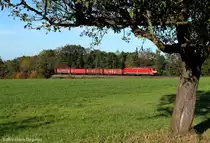 Hollandf�hige 189 088 mit dem GM 60335 nach Hammerau am 13.10.13 bei Hilperting