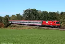 EC nach Verona am 13.10.13 bei Hilperting 