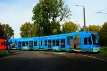 4041 in der Wendeschleife Niehl wegen der Streckensperrung zwischen Niehl und Merkenich am 19.10.2013.