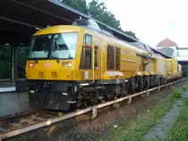 Die Schienenfr�se UFM 601 von DB Netz am 20.09.2009 am S-Bahnhof Olympiastadion in Berlin. 