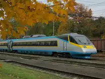 ~~Es ist Herbst~~ 20.10.2013 13:52 ČD 681 007-1  Pendolino  Impression aus Franti�kovy L�zně.