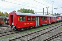 Bt 31 der RHB abgestellt in Rorschach, 20.10.2013.

