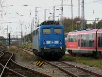 Am 23.10.2013 stand 140 038 in Stendal abgestellt. Gegen 15:00 Uhr fuhr sie Lz in Richtung Wittenberge davon.