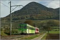 Der AOMC Regionalzug 33 erreicht in K�rze Villy.
25.10.2013