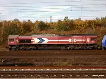 eine CLASS 66 der HGK stand abgestellt am 26.10.13 in hh-wilhelmsburg