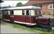 Historische Stra�enbahn im Stra�enbahnmuseum Sch�nberger Strand am 27.06.2013