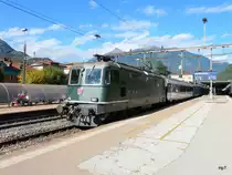 SBB - Re 4/4  11161 mit IR im Bahnhof Bellinzona am 18.09.2013