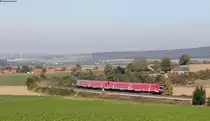 Zwei unbekannte 612er als RE 3608 (Halle(Saale)Hbf-Hannover Hbf) bei D�rnten 3.10.13