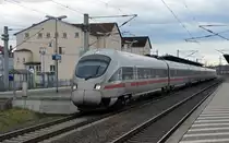 Ein ICE-T der �BB-Reihe 4011 verlie� am 27.10.13 als ICE 208 Bitterfeld Richtung Berlin.