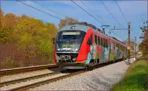 S� 312-132 f�hrt durch Maribor-Tabor Richtung Zidani Most. /28.10.2013