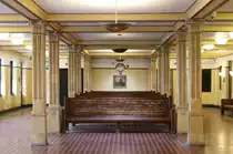 4.10.2013 Chicago, IL. Inside Van Buren Station