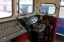 W�hrend des Sommerfestes des DB Museum Koblenz-L�tzel, konnte man am 08.06.2013 auch den F�hrerstand von E60 10 besichtigen.