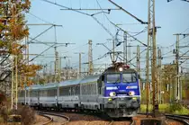 EP09 027 bei der durchfahrt durch Katowice-Ligota mit einem TLK Richtung S�den (27.10.13)