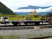 F&F - Transportwagen P 10127 im ex ASD Depot in Aigle am 16.10.2013