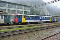 F�r die beiden im Einsatz stehenden RBe's kauften die OeBB den RBe 540 006-4 von den SBB als Ersatzteilspender, Klus, 18.11.2013.