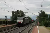 ES 64 F4 - 036 / 189-936 SE (MRCE Dispolok) und ES 64 U2 – 029 (MRCE Dispolok) mit einem G�terzug in die Richtung Innsbruck auf Bahnhof Rattenberg-Kramsach am 29-7-2013.