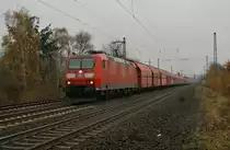 185 065-0 mit einen Kalkzug Richtung W�rzburg am 14.11.13.