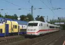 ICE 588 (M�nchen–Hamburg) �berholt MEr 36524 (L�neburg–Hamburg) am 09.05.2008 in Ashausen