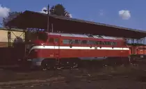 M 61010 machte am 23.9.1999 bei meinem Besuch in Tapolca Pause im dortigen
Depot!