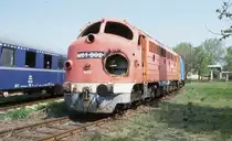 M 61002 traf ich am 21.3.2002 in diesem Zustand im Eisenbahn Museum
in Budapest Ujpest an. 