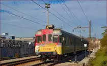 S� 814-031 f�hrt durch Maribor-Tabor Richtung Ormo�. /7.11.2013