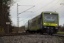 VT650.733 Agilis bei Redwitz am 24.11.2013.