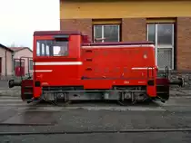 702 667-7 (Baujahr 1970) im KDS Kladno am 1.2. 2013. Hersteller: Turčianske strojárne, n. p. Martin. 