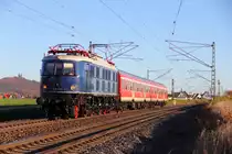 E18 047 bei Staffelstein am 25.11.2013.