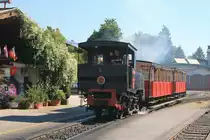 Zahnradlok Nr 4 လHannahဝ der Achenseebahn auf Bahnhof Jenbach am 2-8-2013.