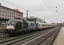 Am 24.November 2013 durchfuhr ETCS Trainguard 182 567 mit dem IC 2082  K�nigssee  am Heimeranplatz in M�nchen auf dem Weg nach Hamburg-Altona.