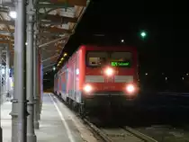 Am 23.12.2013 fuhr 112 139 mit der RB 17576 von Stendal nach Salzwedel.
