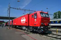 Löschzug  X Tmas 99859174 am Drehschuppenfest in Brugg. Die Aufnahme stammt vom 17.06.2012.