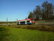 S 85233 (RBR - TM) wurde am 30.12.2013 mit Tw 63 besetzt und konnte hinter Heidelsheim auf den Chip gebannt werden.