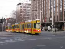 BLT - Be 4/8  219 und Be 4/8 unterwegs auf der Linie 10 in Basel 21.12.2013