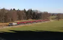 Red Bulletin-Werbelok als RJ nach Budapest am 28.12.13 bei Übersee