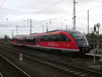 Am 03.01.2014 stand 642 229/729 in Stendal zur Abfahrt nach Tangermünde bereit.