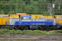 Voith 261 303 am 30.5.13 abgestellt bei der DBG/Bahnbaugruppe in Duisburg-Entenfang.