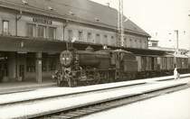 �BB - Die 35.212 mit einem G�terzug - Knittelfeld - Juni 1962 - Foto J.J. Barbieux.