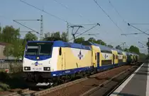 ME 146-02 mit DLr 80745 (Hamburg–Uelzen) am 24.04.2009 in Bad Bevensen