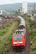 146 240 mit RE 4146 (W�rzburg–Frankfurt) am 13.05.2009 in W�rzburg-Zell