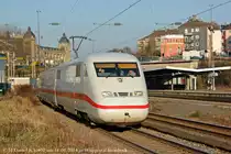 ICE 402 am 31.01.2014 in Wuppertal Steinbeck.
Gruß an den Tf.
