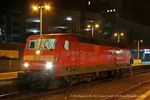 120 101-1 als Lz am 31.01.2014 in Düsseldorf Hbf.