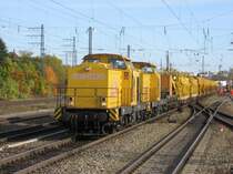V150.4, ex 710 966 und V150.3, ex 710 963 der ebw-Cargo in M�nchen Pasing (22.10.2006)