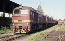 Am 5.6.1991 war die Hochzeit der Sergejs bei der tschechischen Eisenbahn vorbei. In langen Reihen wurden sie auch im Depot Sokolov agestellt und warteten auf die Verschrottung. Vorne an der Spitze stand bei meinem Besuch 781516.