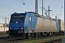 DB Lok 185 515-4 am Güterbahnhof Muttenz. Die Aufnahme stammt vom 28.01.2014.