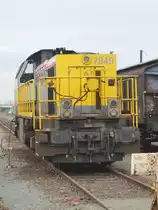 Rangierlok 7849 im Hafen Zeebrugge am 30. Januar 2014.